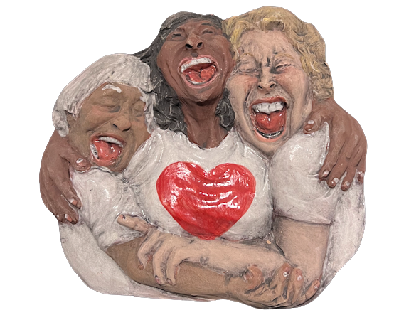 WallWorks - Live, Life, and Laughter (Heart Shirt)