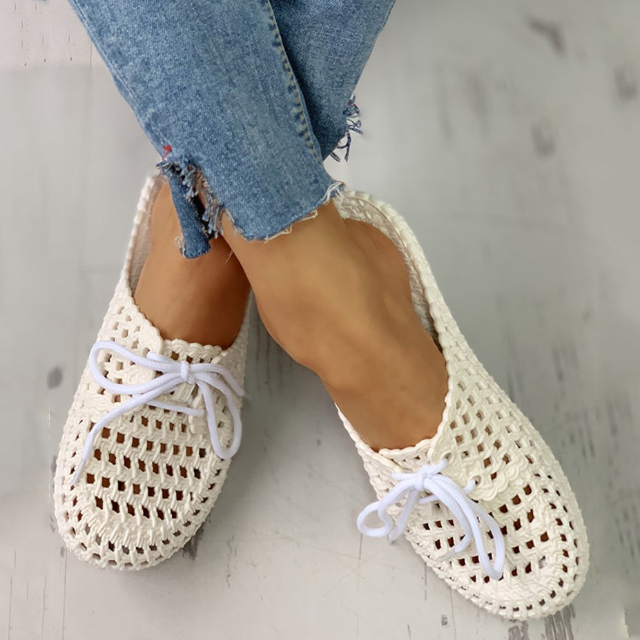 lace up slippers