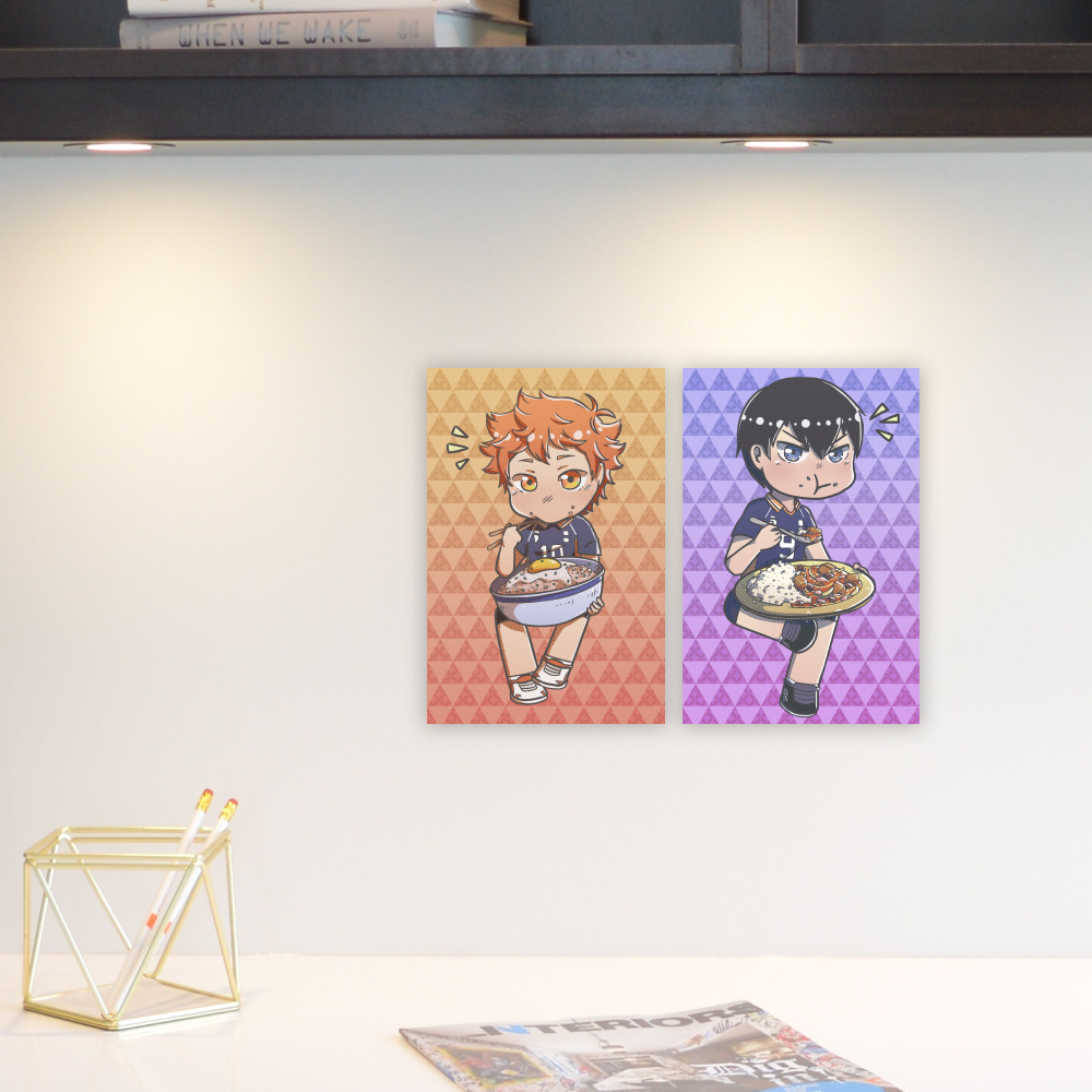 Hinata And Kageyama Mini Print Set Uwushop