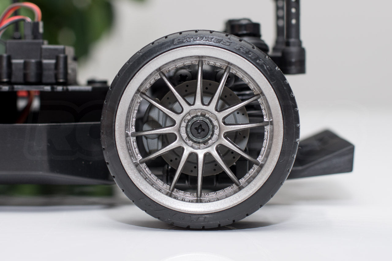 HPI Racing E10 Drift Nissan GT-R R34 Review rear wheel brake details