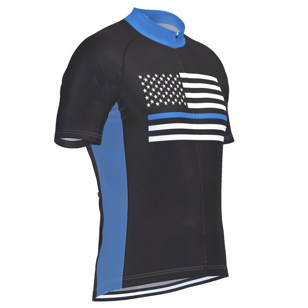 thin blue line cycling jersey