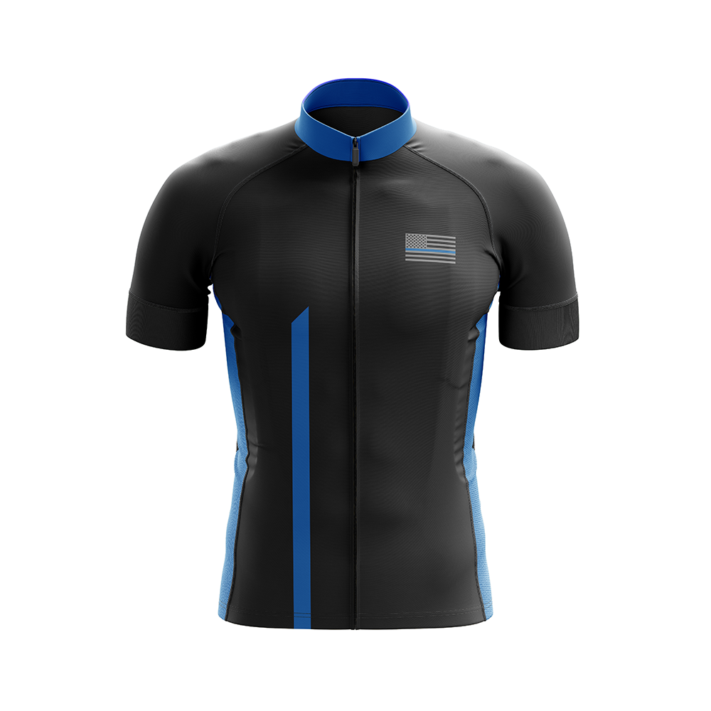 thin blue line cycling jersey