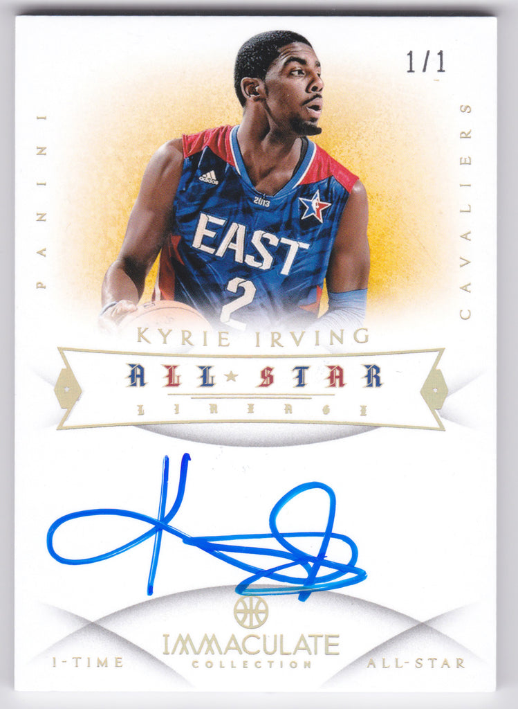 Kyrie Irving 2012/13 Panini Immaculate All-Star Lineage Rookie Auto One of One (1 of 1)