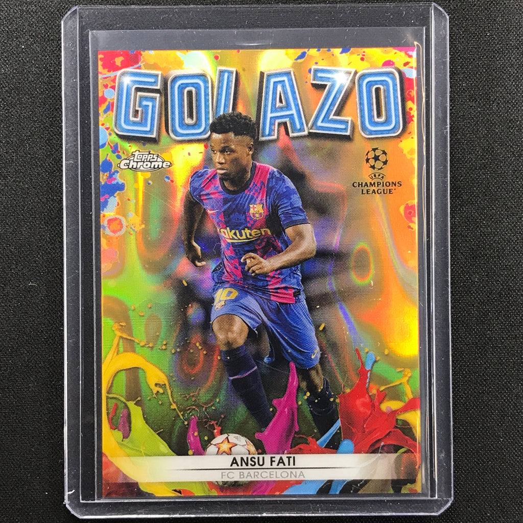 コーフル Topps Chrome UEFA CL Ansu Fati SSP | www