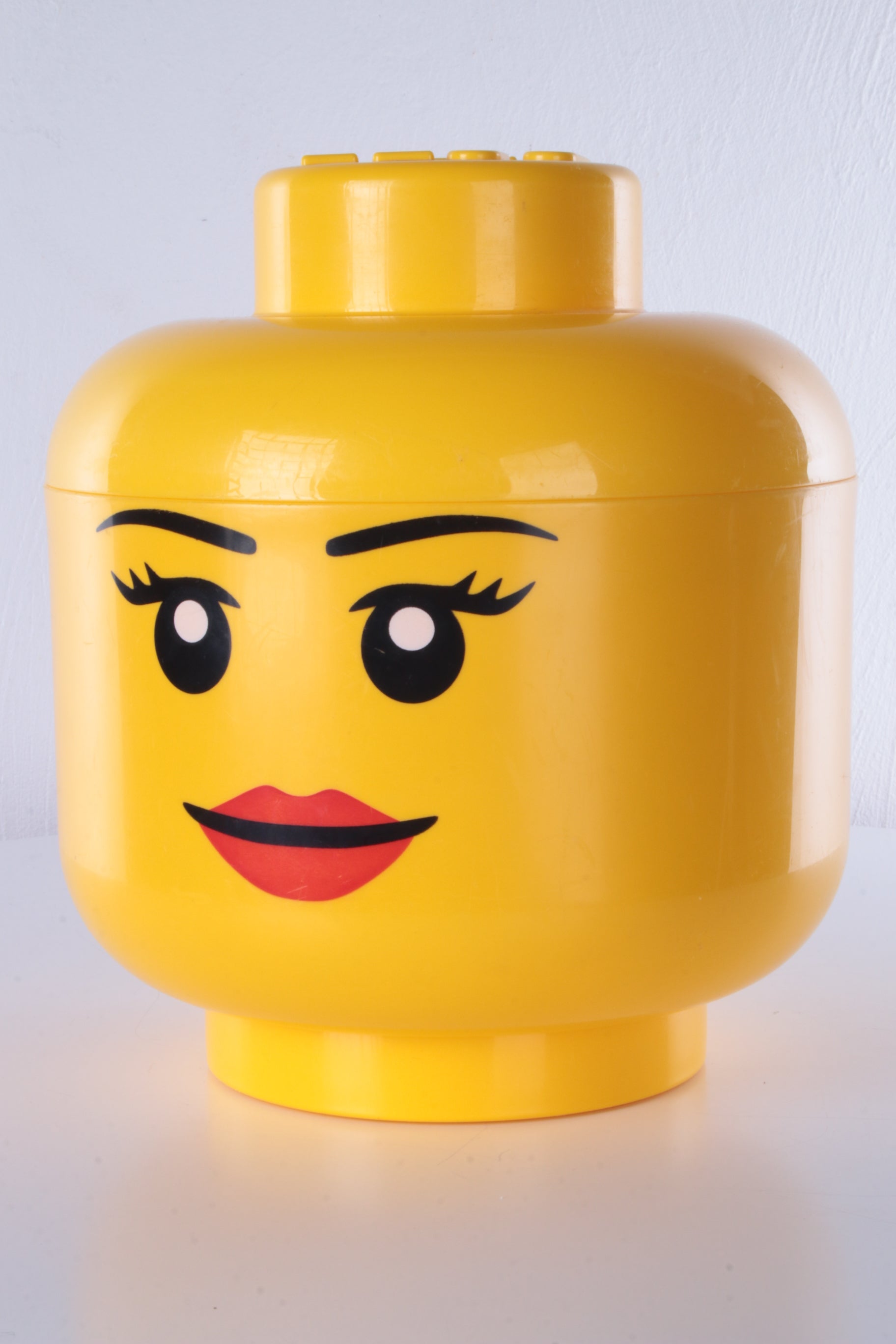 lila magie Einde Vintage LEGO opbergbox Hoofd Girl – Timeless-Art