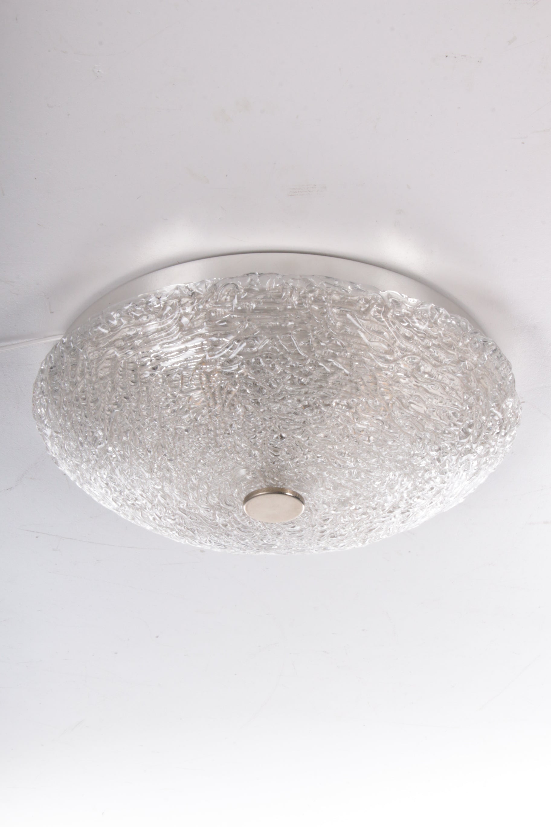 labyrint Diplomatieke kwesties lijn Vintage Ceiling light with chrome and murano glass, 1960s – Timeless-Art