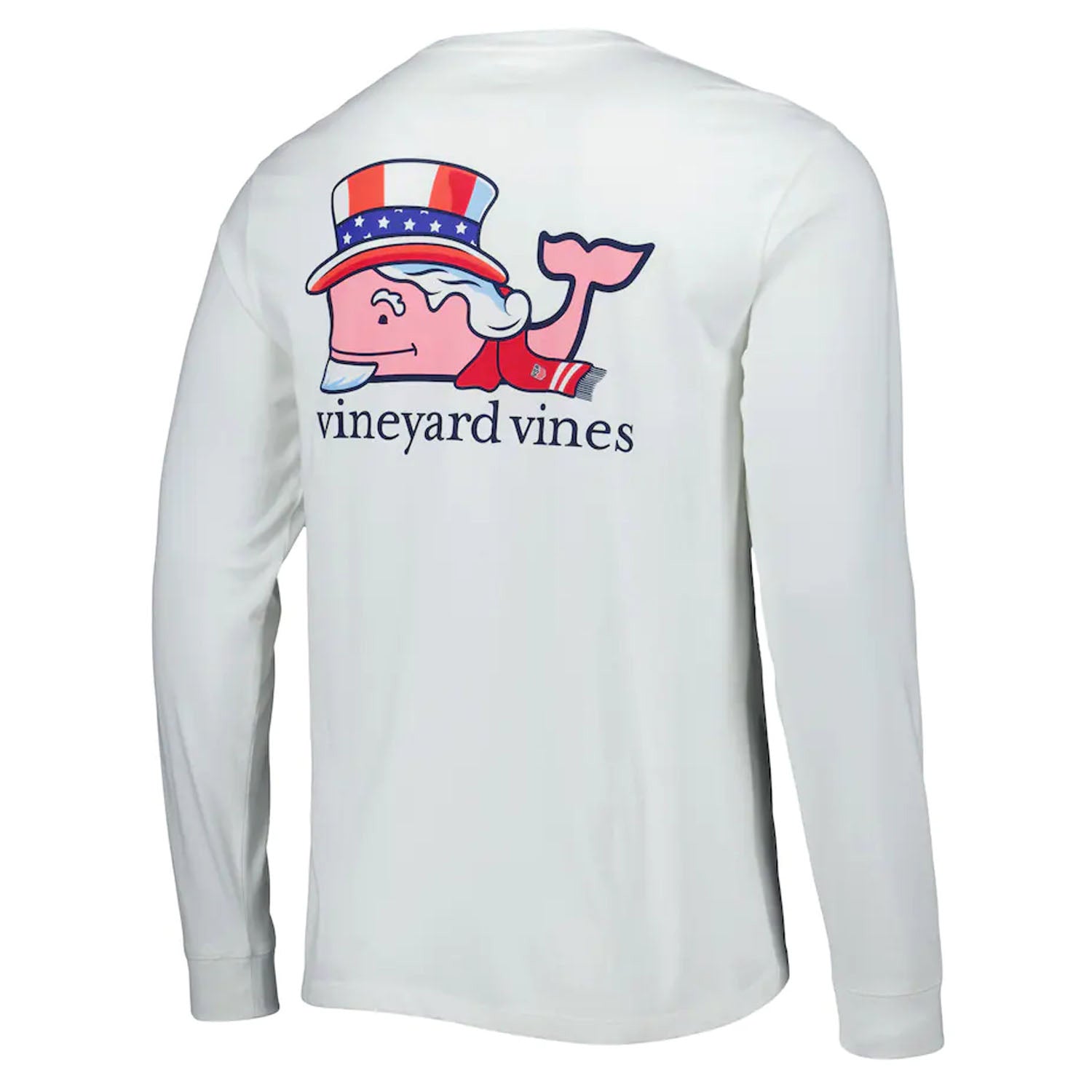 Louisville Cardinals Vineyard Vines Campus 2.0 Long Sleeve Hoodie T-Shirt -  White