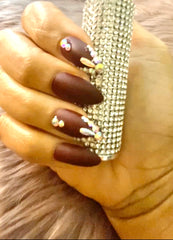 Ekpose Ekposé Beauty Burgundy Brilliance Instant Mani Luxury Press On Nails