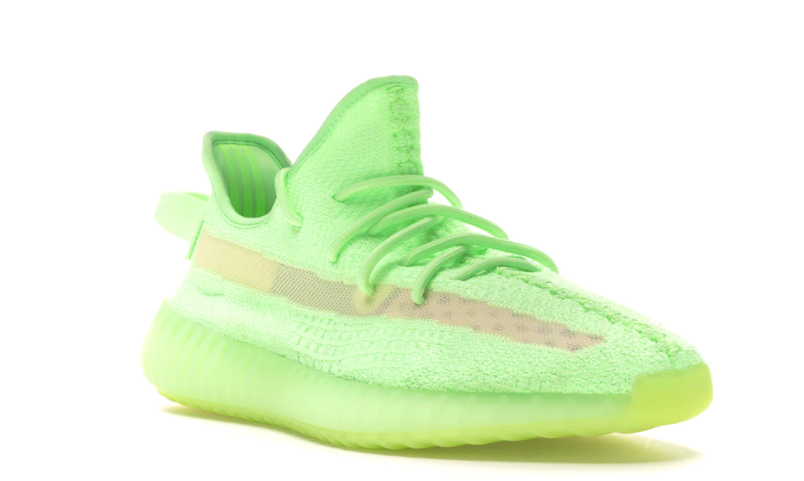 green neon yeezys