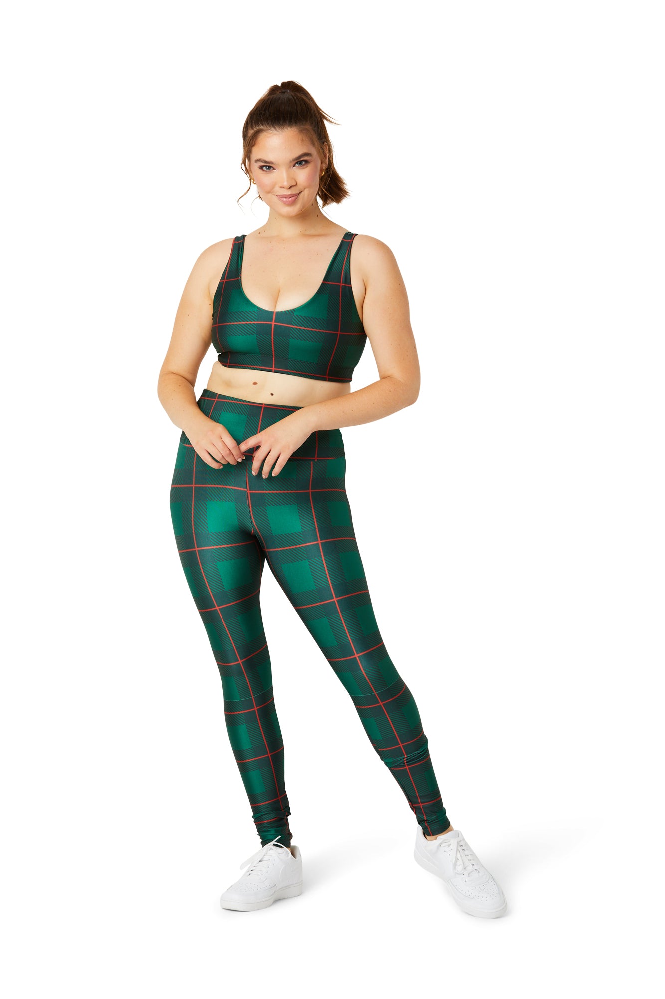 Merry Green Plaid Legging – Goldsheep Clothing