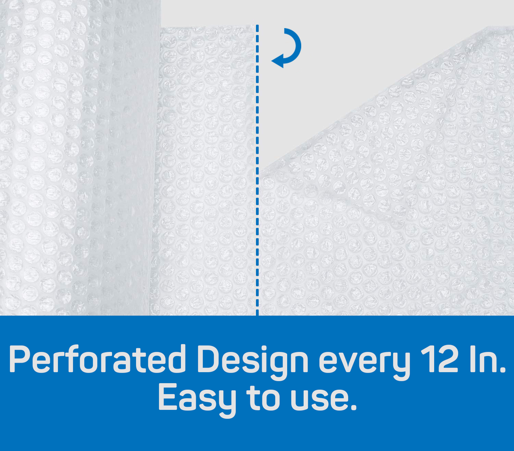 700 x 12 inch wide bubble perforated wrap 