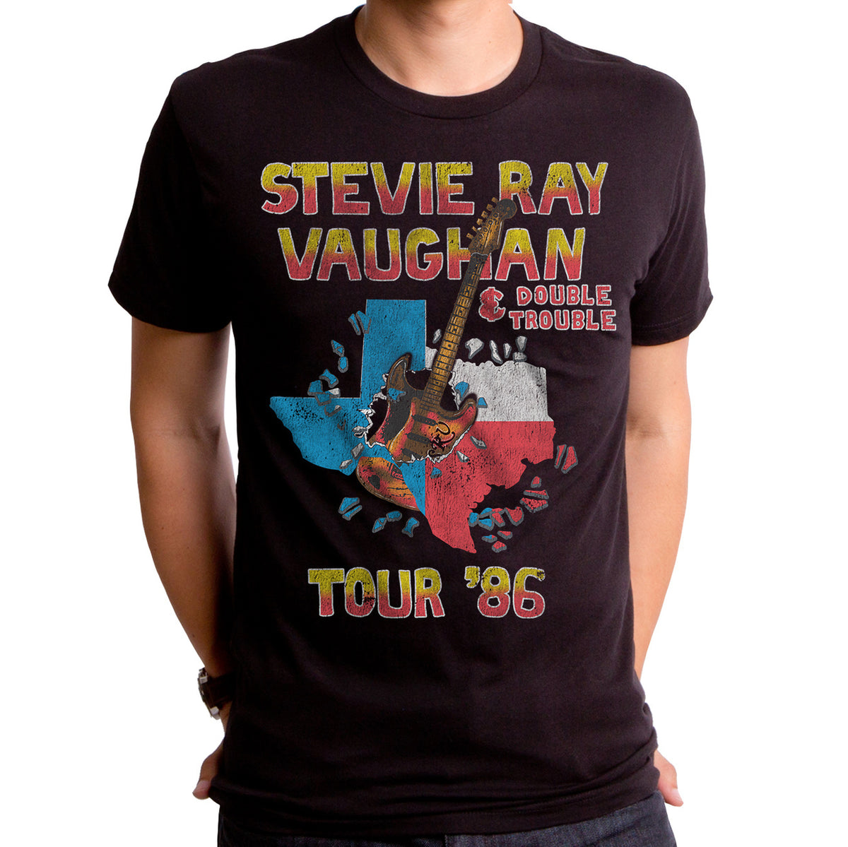 Stevie Ray Vaughan ツアー Tシャツ SRV-