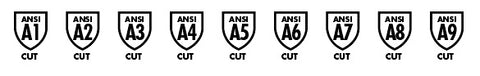 ANSI 105 Markings ANSI 105 Levels Cut Resistance Cut Resistant Gloves