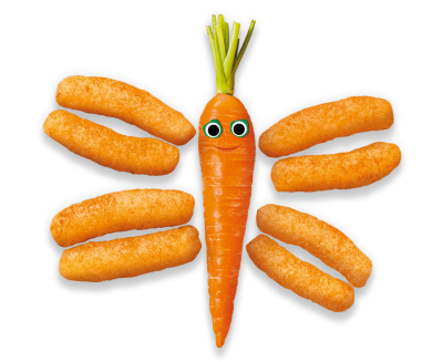 Melty Carrot Puffs Organimal