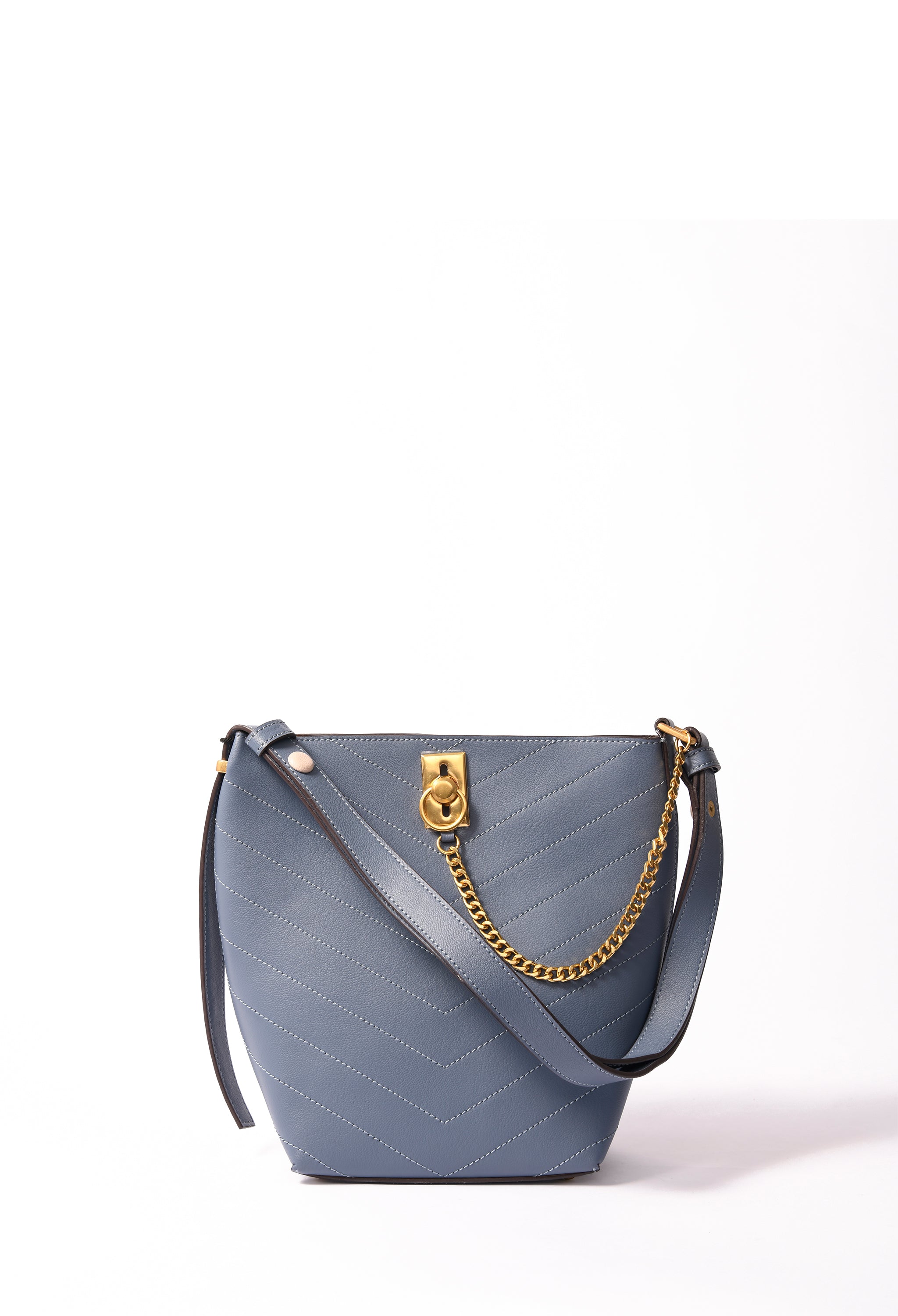 Sierra Bag in genuine leather, Blue