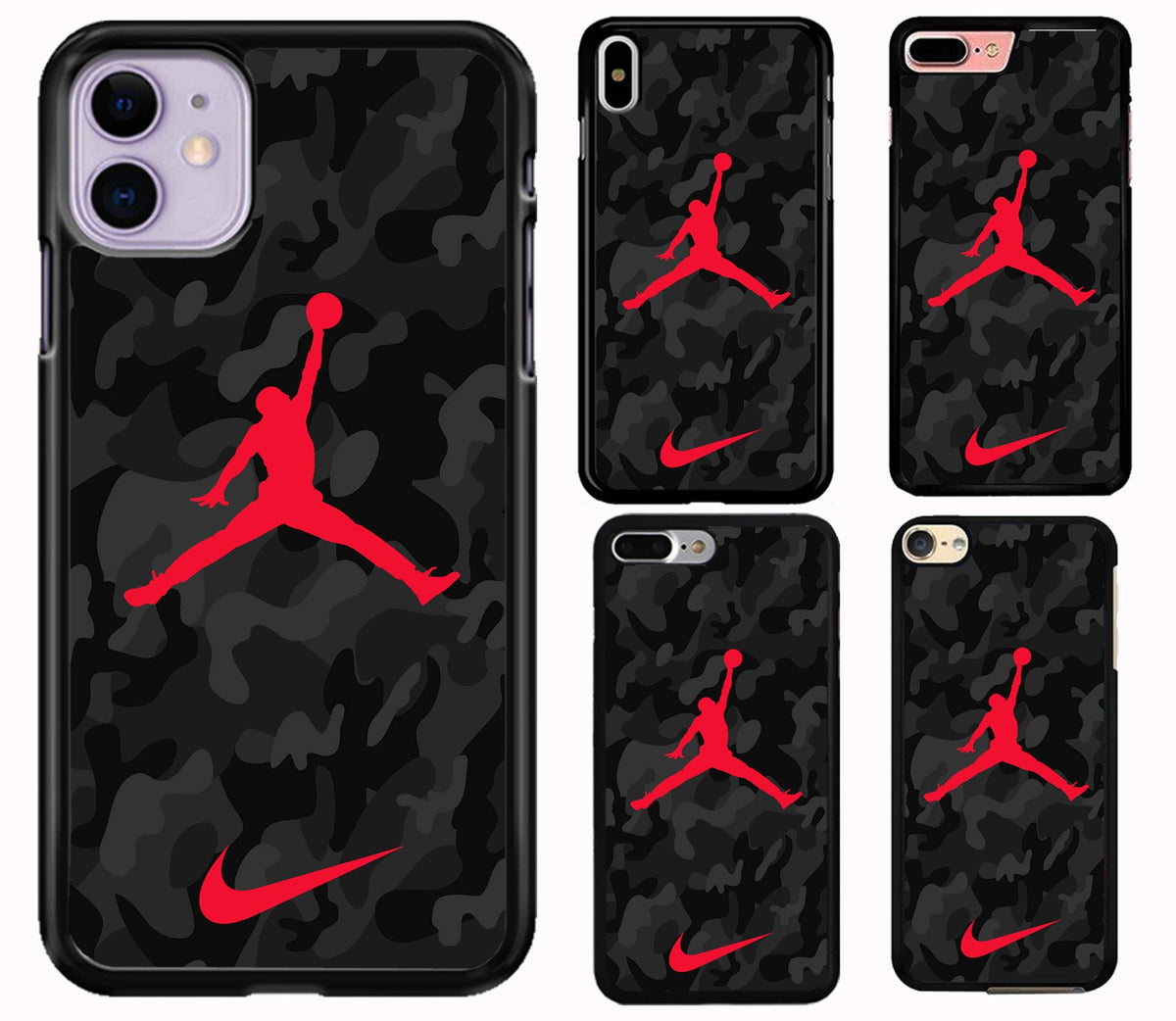 Air Red Black Camo Cover iPhone Case – Joincustomcase