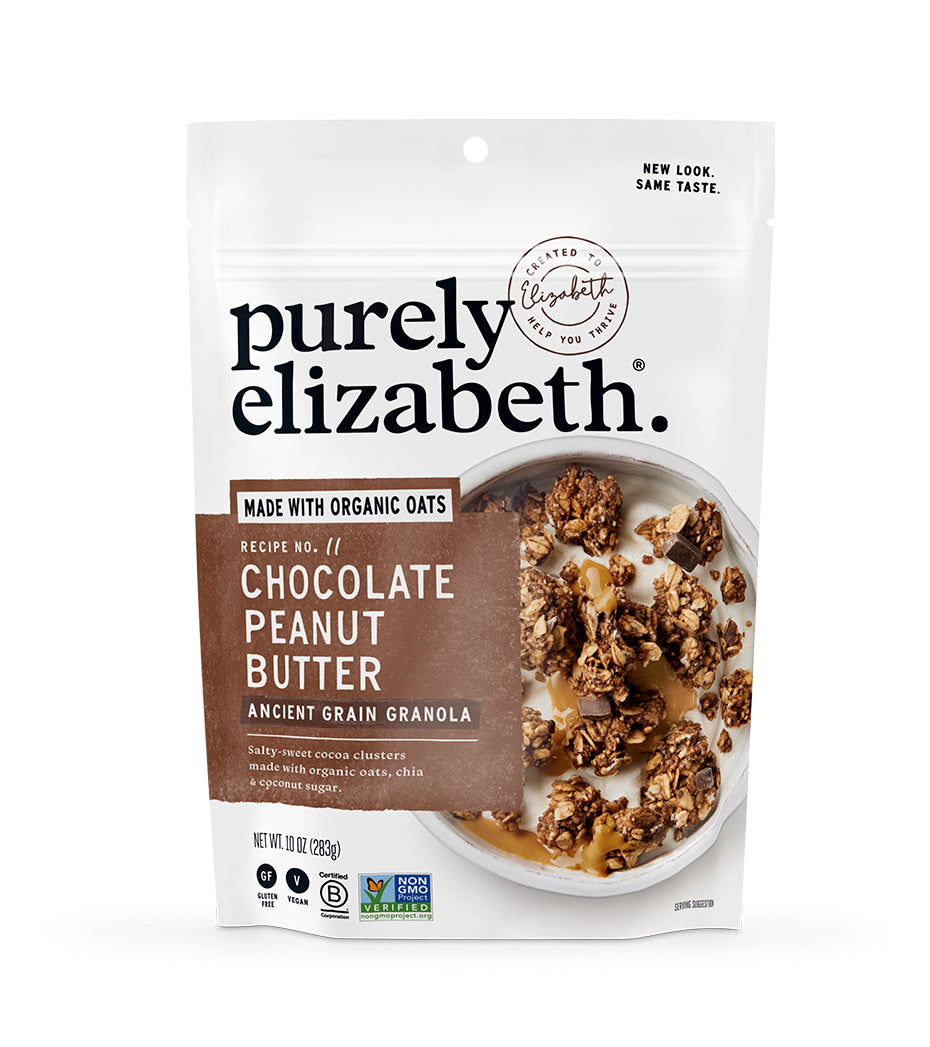 Lege med forene Ved Dark Chocolate Peanut Butter Granola | Purely Elizabeth