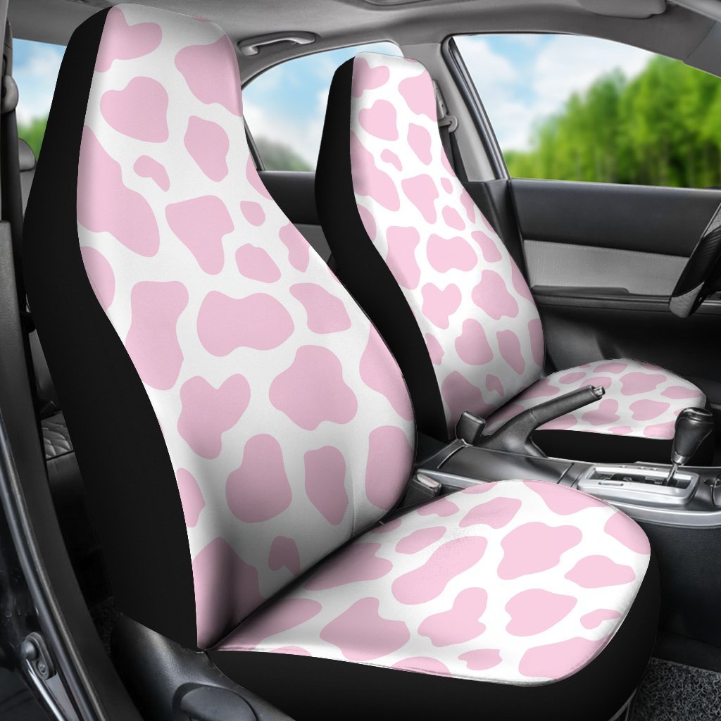 cow print car interior