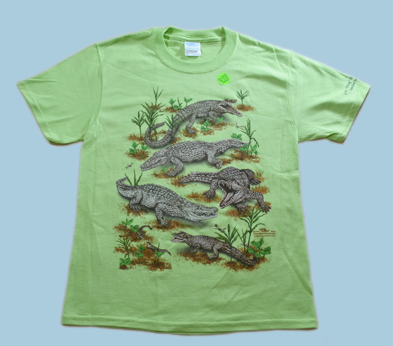 alligator print shirt