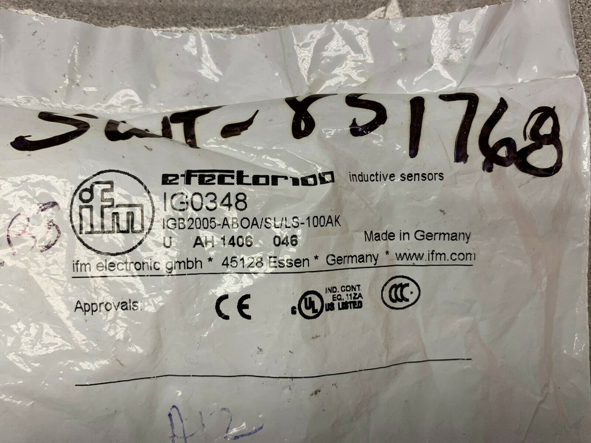 Details about   NEW IN PACKAGE EFECTOR 100 SENSOR IGB2005-AB0A/SL/LS/100AK 