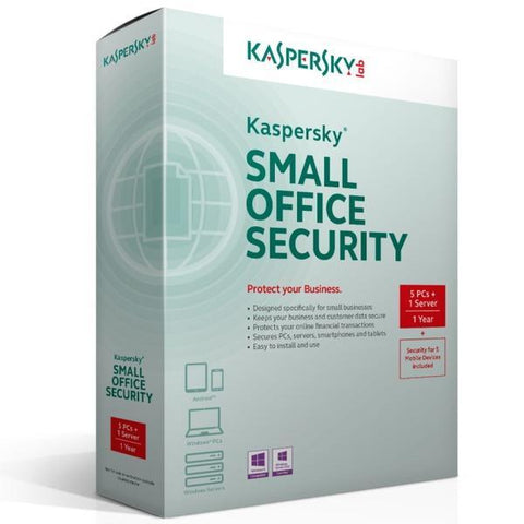 Kaspersky Small Office Security 25 Users + 3 File Servers + 25 Mobiles