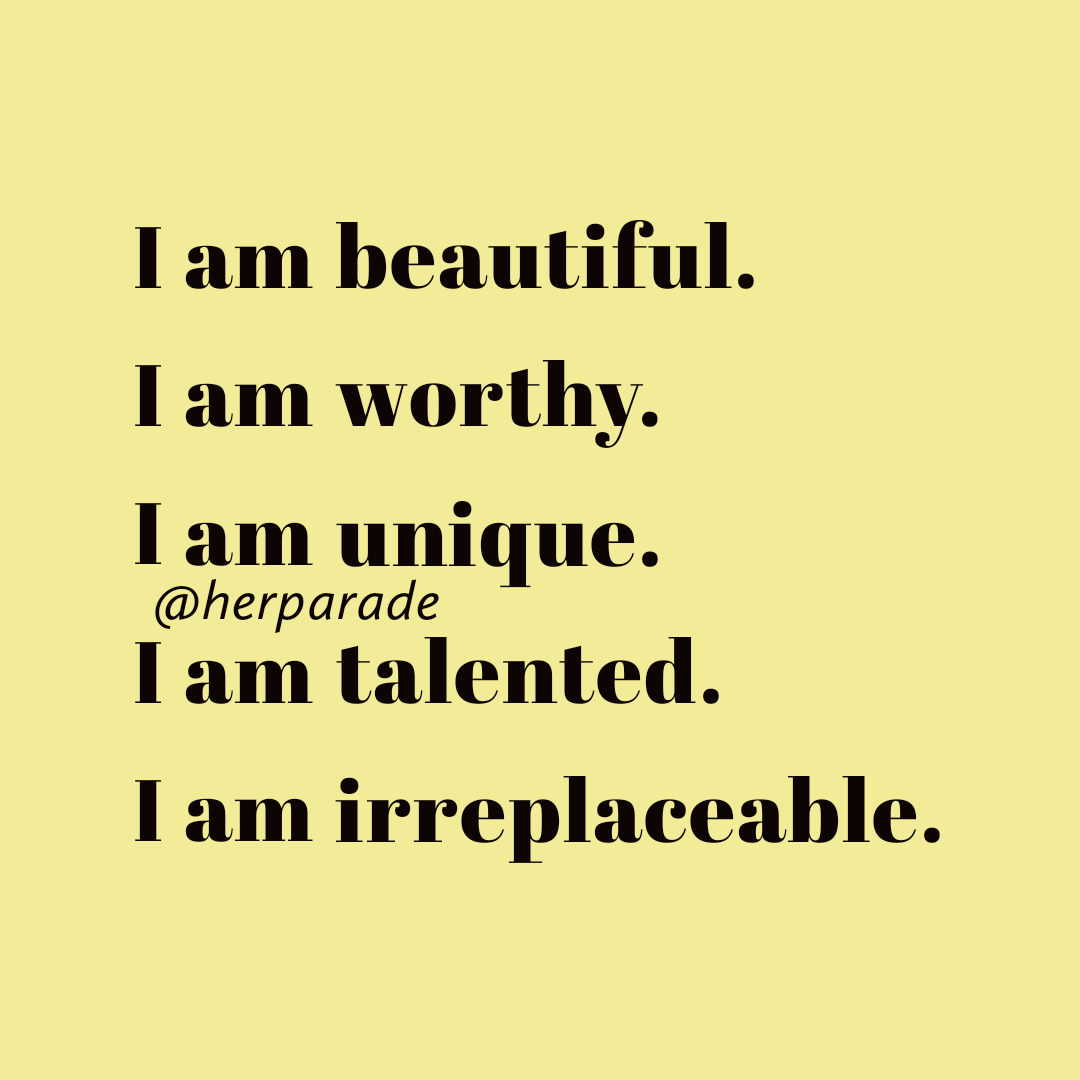 Self affirmation Quote
