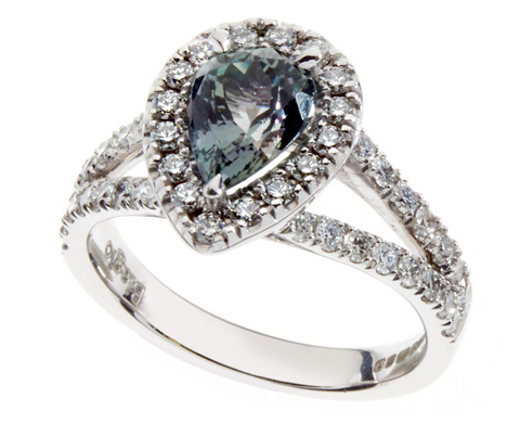 Gioia ring with Zoisite centrepiece stone