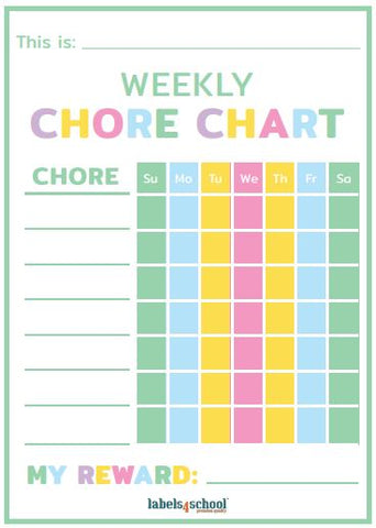 Free Chore Chart