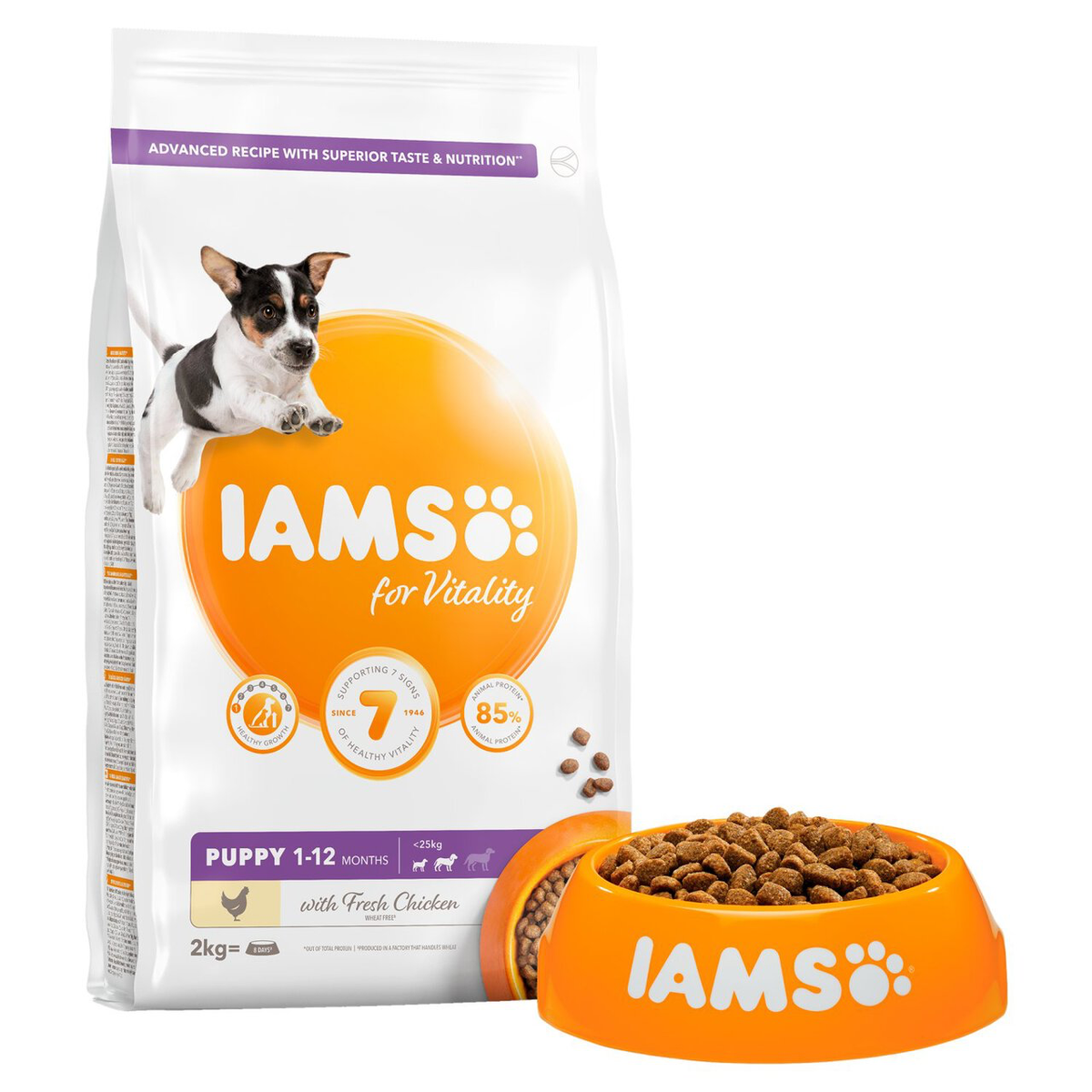 how long does iams dog food last