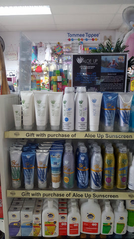 Aloe Up reef friendly sunscreen