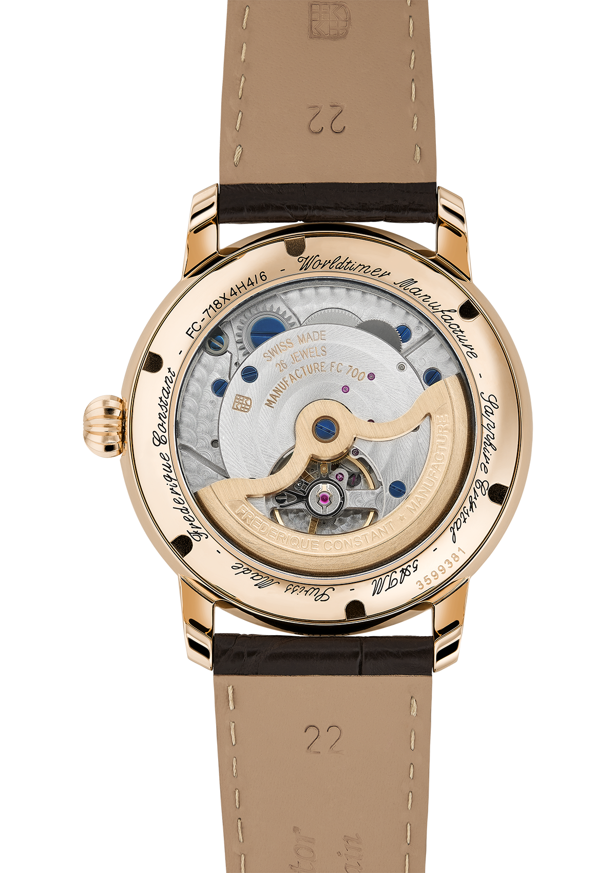 Classic Worldtimer Manufacture: Automatic Men's Watch | Frederique 