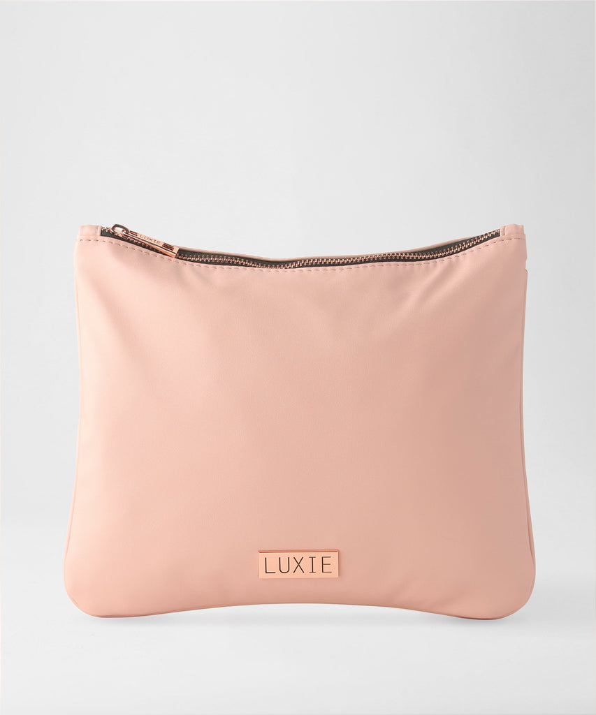 rose gold travel bag