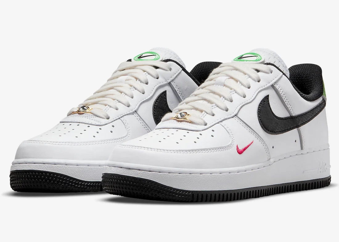 women's nike air force 1 green tick