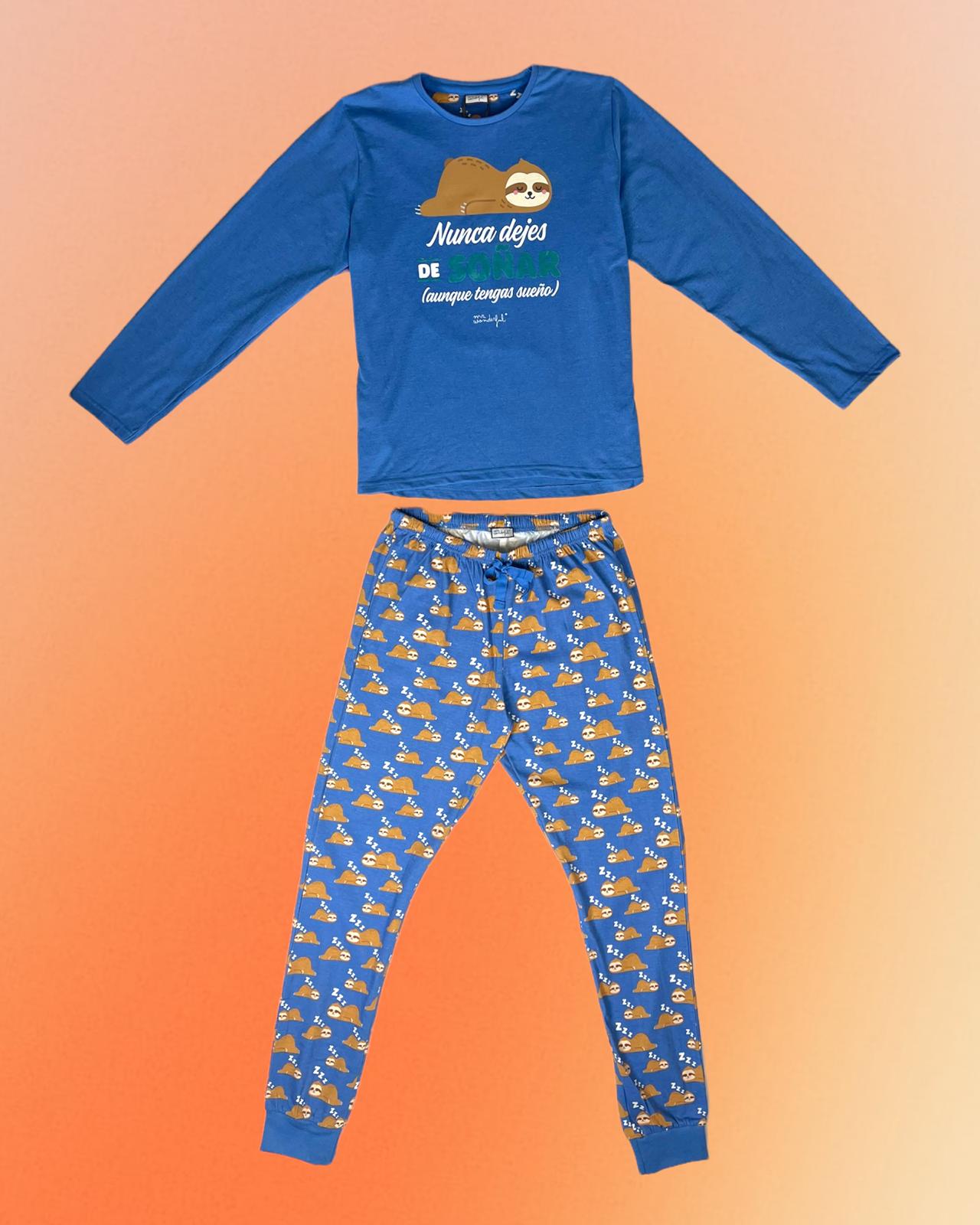 Mr. Wonderful | Pijama azul Nunca dejes de soñar Da Ponte