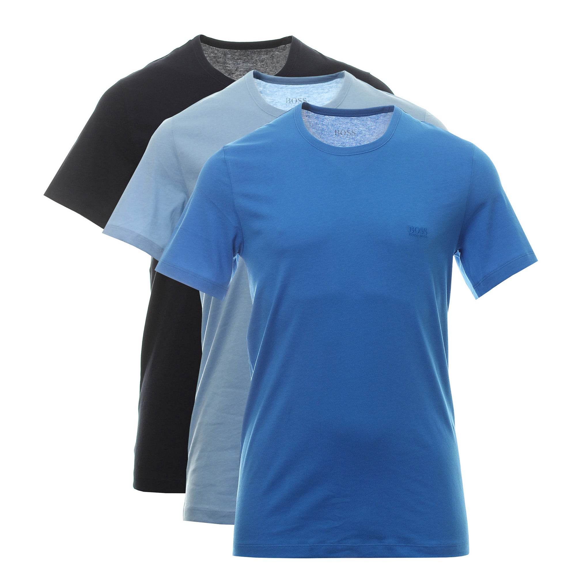 BOSS Tee Shirt RN 3-Pack 50325887 Blue 