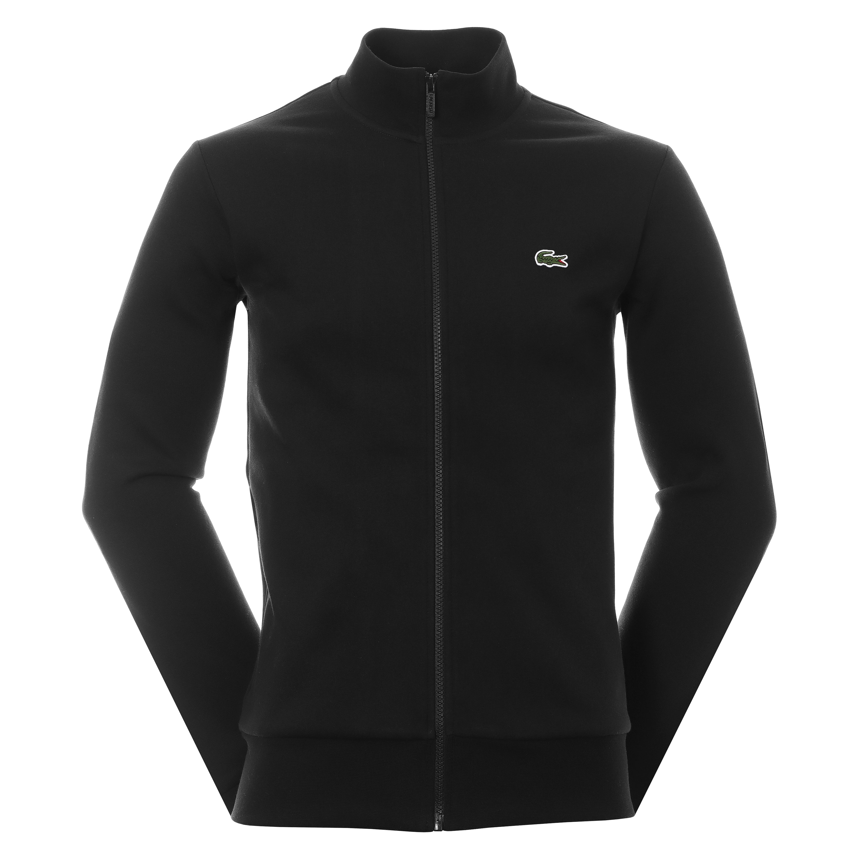 lacoste fleece zipper jacket