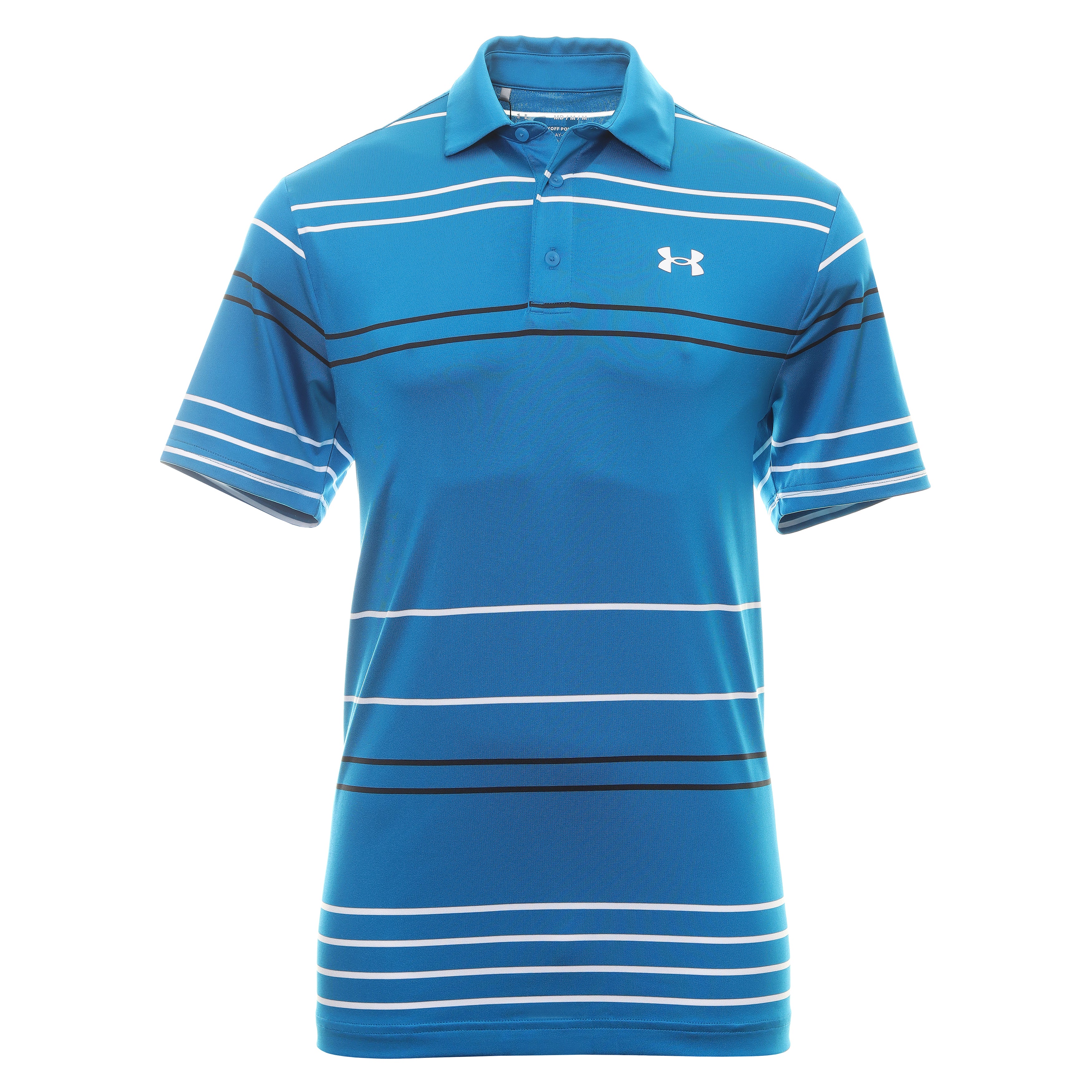 blue under armour golf shirt