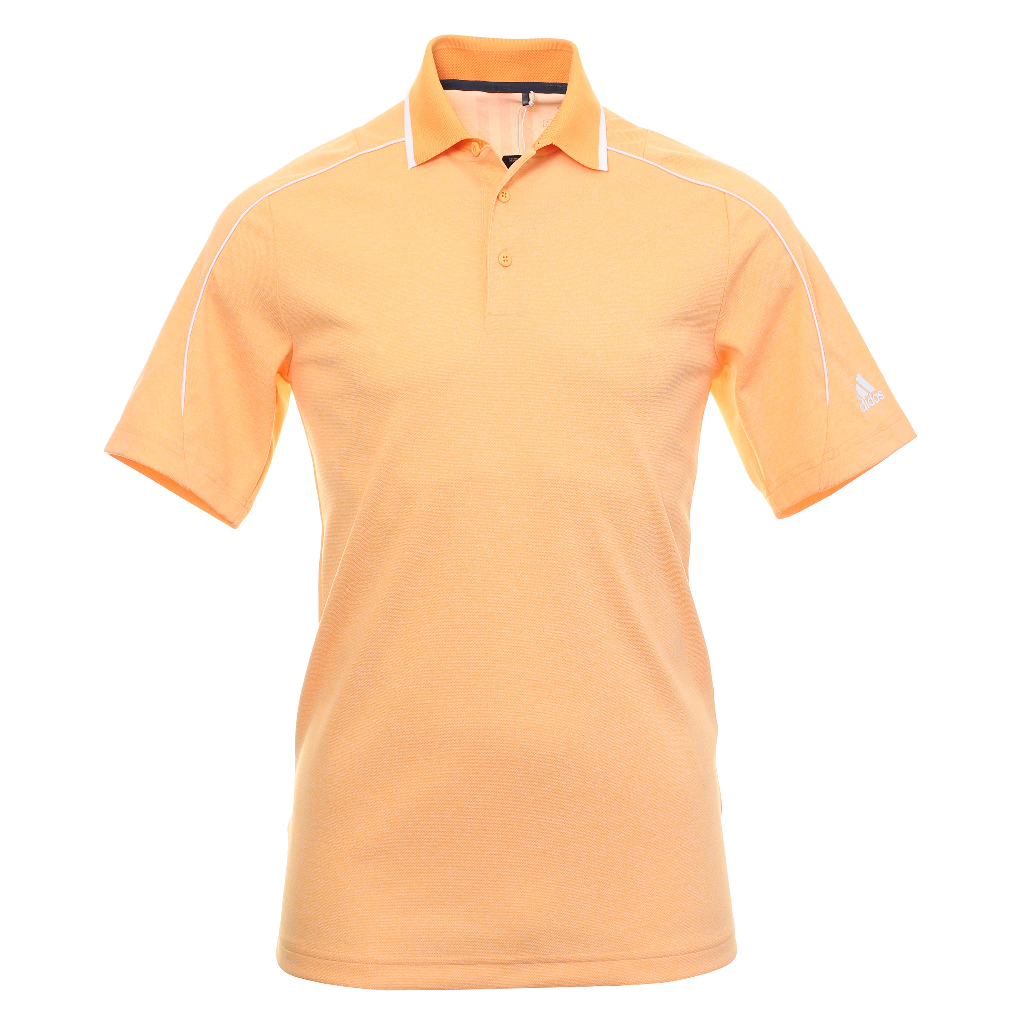 orange adidas golf shirt