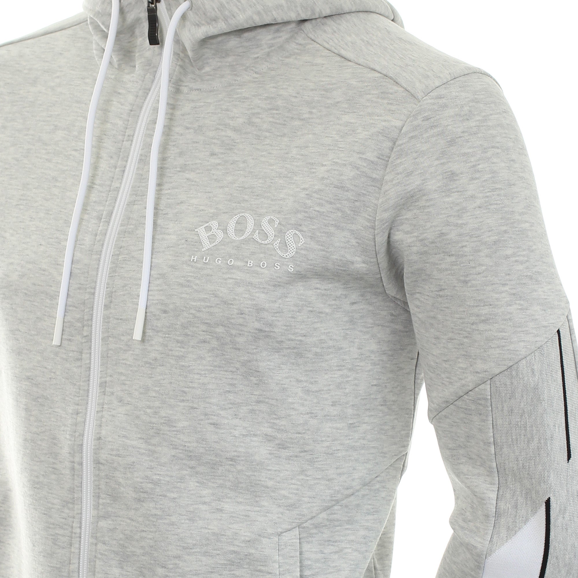 hugo boss saggy hoodie grey