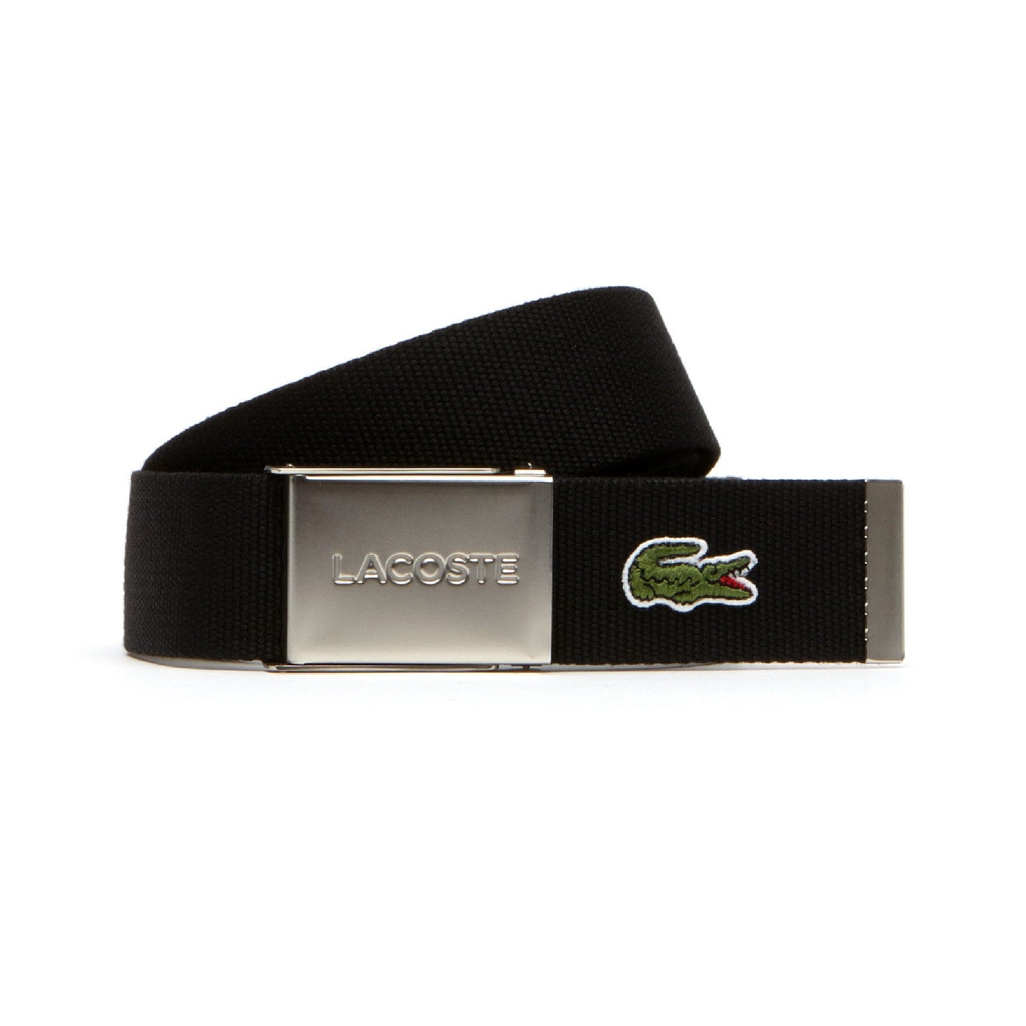 Lacoste Woven Fabric Belt RC2012 Black | Function18