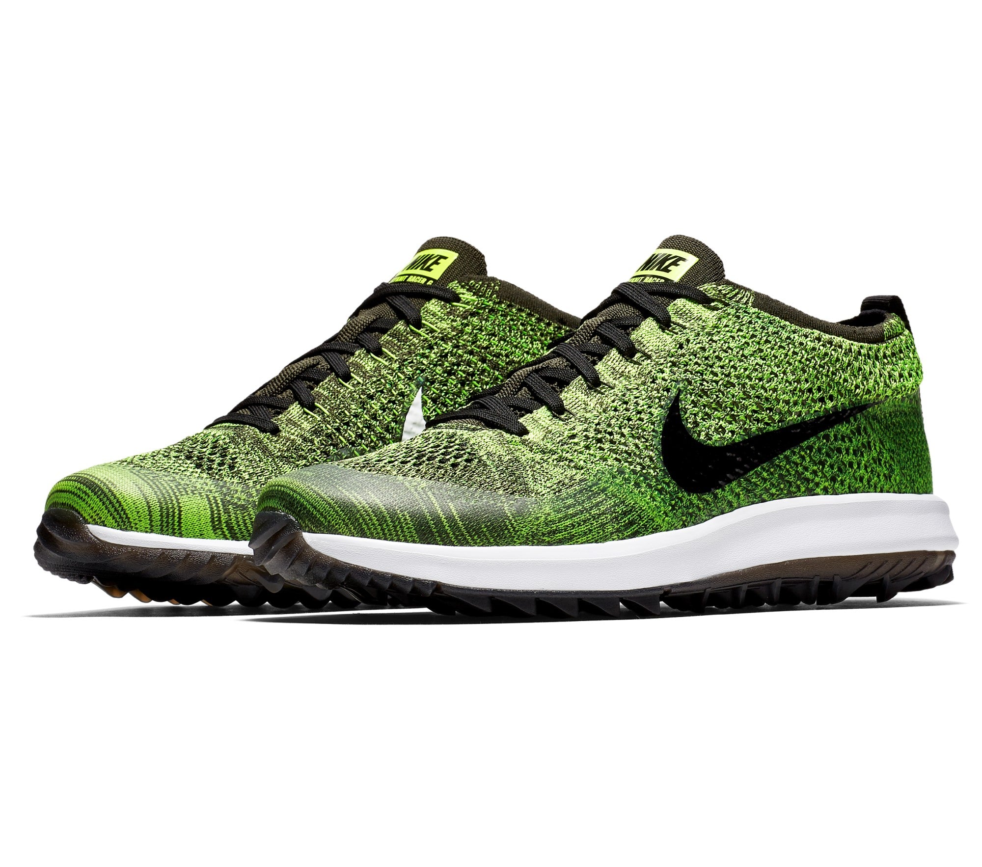 nike men's flyknit racer g golf shoes