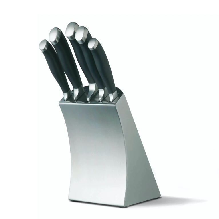 tesco knife block set