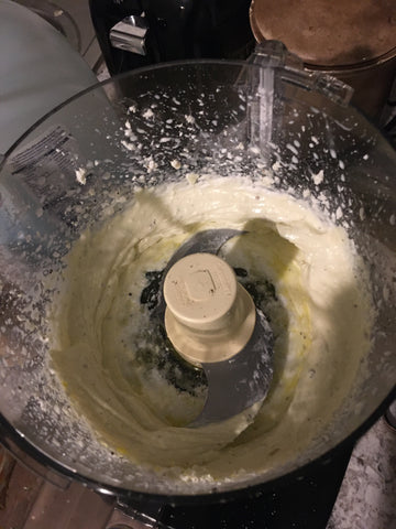 Cheese in food processor