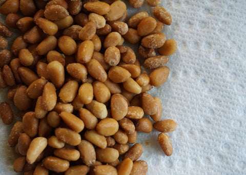 Fried pine nuts