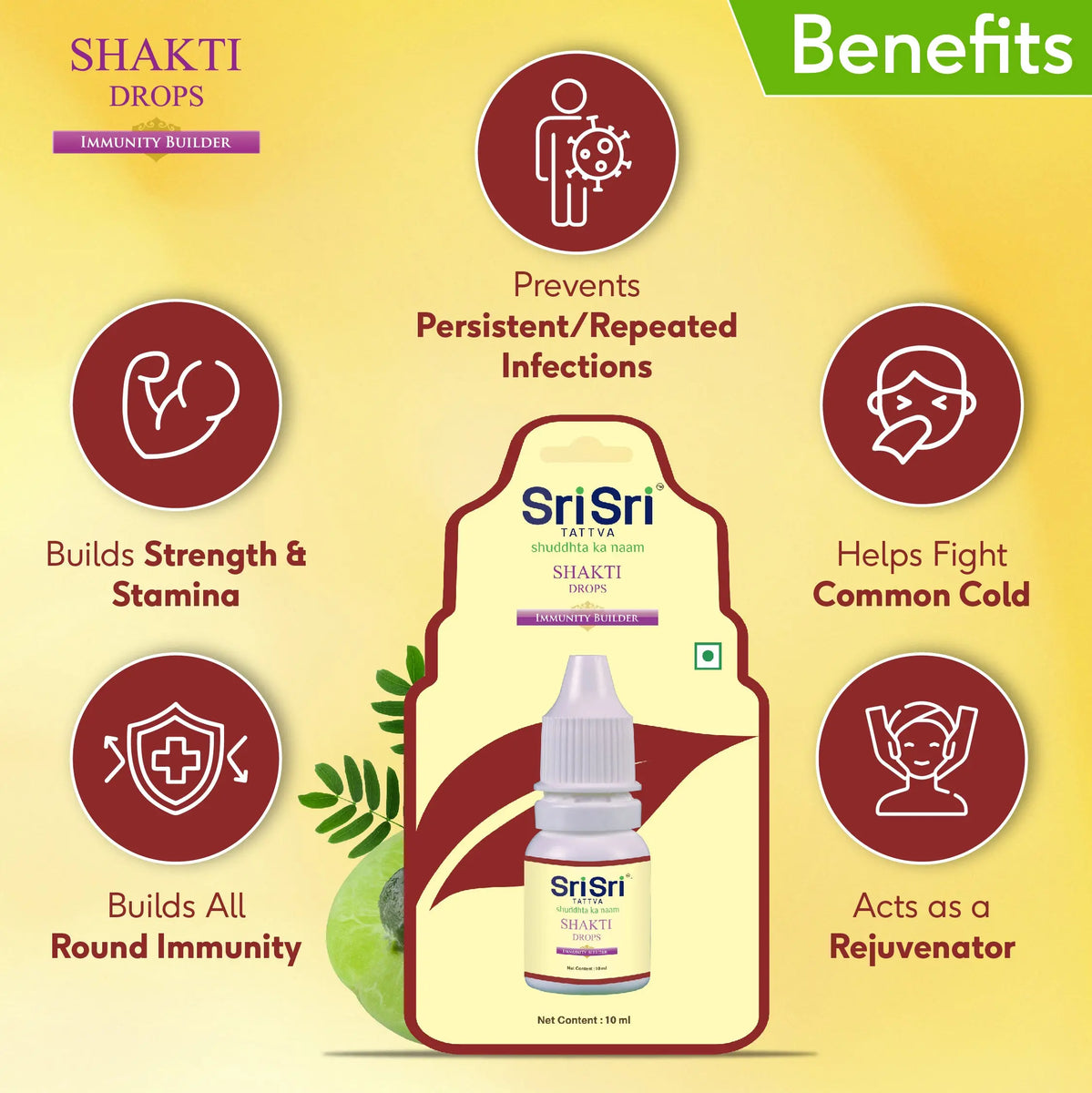 Shakti Drops - Immunity Booster, 10ml (Pack of 3)