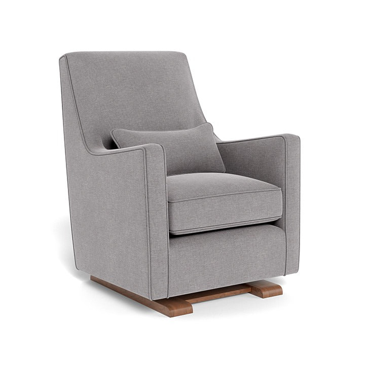 monte design upholstered modern nursery luca glider chair and ottoman