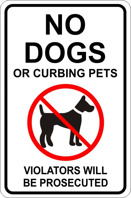 no dog sign