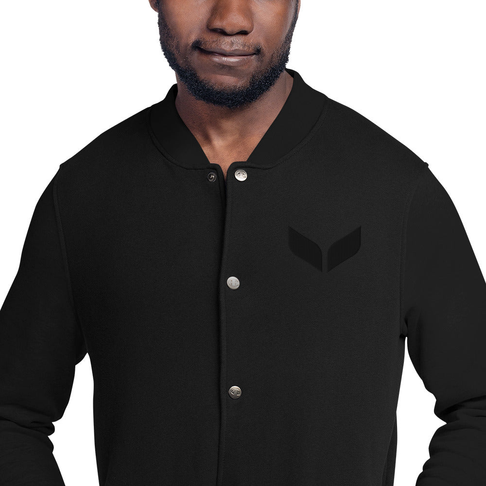 black champion bomber jacket