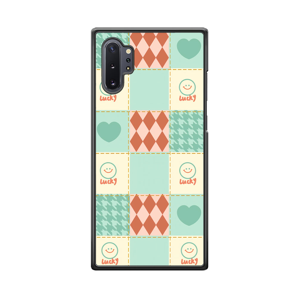 Square Pattern Emoji Samsung Galaxy Note 10 Plus Case