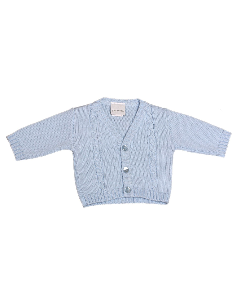 blue baby sweater